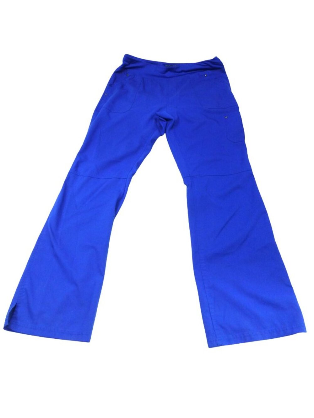 Healing Hands Purple Label Yoga Tori Scrub Pants Royal Blue Tall Large LT 9133T